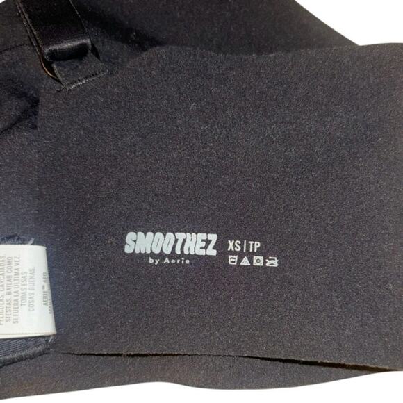 Aerie Smoothez Black Wireless Bra XS – Seamless Unlined Bralette - Picture 4 of 5